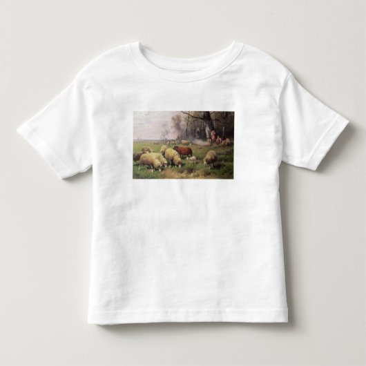 羊飼いの家族 トドラーTシャツ (正面)