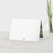 羊飼いの少女と子羊 イースター ウェスタン ホリデー カード (裏面)