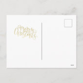 羊飼いの崇拝ファインアートクリスマス シーズンポストカード (裏面)