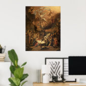 羊飼いの崇拝1663アブラハム・ホディウス ポスター (ホームオフィス)