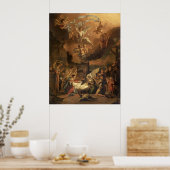 羊飼いの崇拝1663アブラハム・ホディウス ポスター (キッチン)