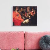 羊飼いの崇拝2 キャンバスプリント (インサイチュ (リビング))