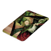 羊飼いの崇拝 – アンジの詳細 マグネット (左側)