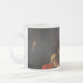 羊飼いの崇拝（カラヴァッジョ） フロストグラスマグカップ (左)