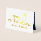 羊飼いの崇拝。クリスマスラグリー実在ズ 箔カード (正面)