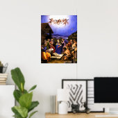 羊飼いの崇拝 – ブロンジノイタリアン- ポスター (ホームオフィス)