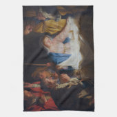 羊飼いの崇拝 – ホントスト – クリスマス キッチンタオル (縦)