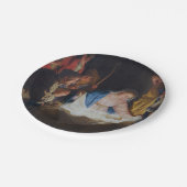 羊飼いの崇拝 – ホントスト – クリスマス ペーパープレート (アングル)