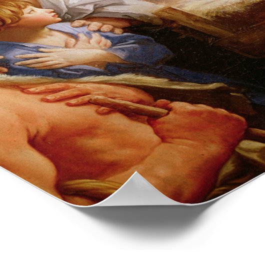 羊飼いの崇拝 ポスター (角)