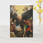 羊飼いの崇拝 – ルドヴィカ・シゴリ カード (黄色い花)