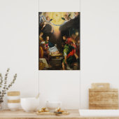 羊飼いの崇拝 – ルドヴィカ・シゴリ ポスター (キッチン)