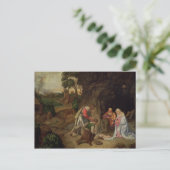 羊飼いの崇拝， 1510 ポストカード (スタンド正面)