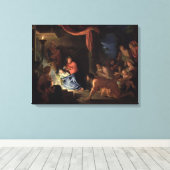 羊飼いの崇拝， 1689 キャンバスプリント (インサイチュ (ウッドフロア))