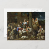 羊飼いの崇拝, c.1659 ポストカード (正面/裏面)