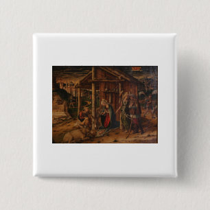羊飼いの崇拝 – Carlo Crivelli - c148 缶バッジ
