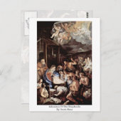 羊飼いの崇拝Guido Reni ポストカード (正面/裏面)
