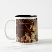 羊飼いの崇敬 ツートーンマグカップ (左)