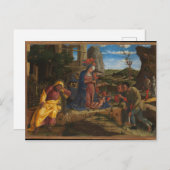 羊飼いの崇敬 ポストカード (正面/裏面)