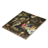 羊飼いの崇敬、1612年(canvaの油 タイル (側面)