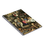 羊飼いの崇敬、1612年(canvaの油 ノートブック (右側)