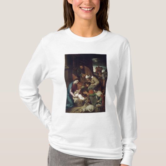 羊飼いの崇敬、1630年 Tシャツ (正面)