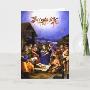 羊飼いの崇敬- Bronzino -イタリア語 シーズンカード