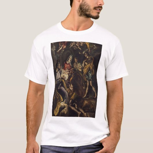 羊飼いの崇敬 Tシャツ (正面)