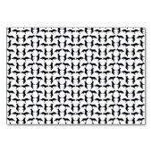 羊飼いの犬のシルエット テーブルナンバー (裏面)