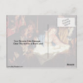 『羊飼いの礼拝』(ひつじかいのれいはい、英:Adoration Of The Shepherd)』 ポストカード (裏面)