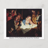 『羊飼いの礼拝』（ひつじかいのれいはい、英:Adoration Of The Shepherd）』  ポストカード (正面)