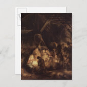 羊飼いの礼拝, 1646 ポストカード (正面/裏面)