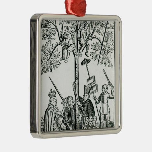 「羊飼いの神託からの場面 メタルオーナメント (右)