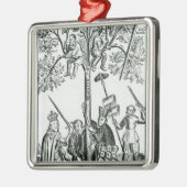 「羊飼いの神託からの場面 メタルオーナメント (左)