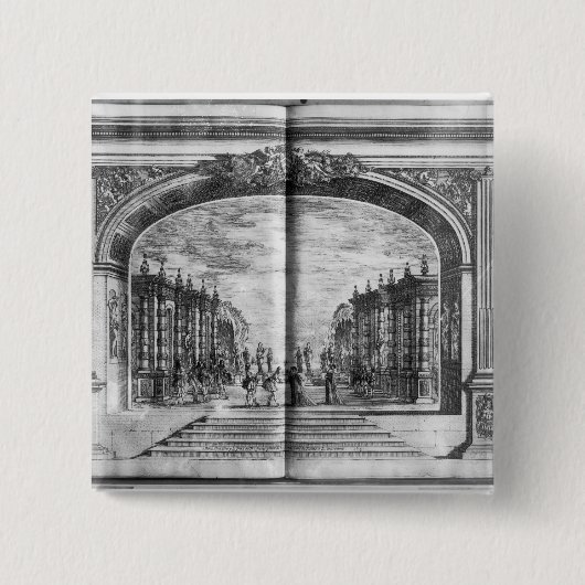 「羊飼いの神託からの場面 缶バッジ (正面)