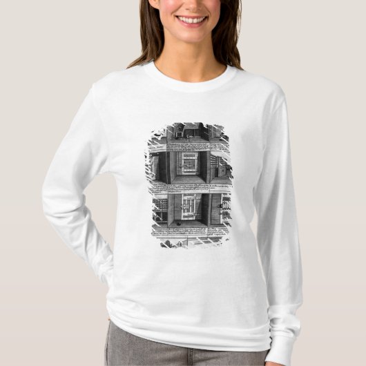 羊飼いの脱出の型枠のNewgateの刑務所 Tシャツ (正面)