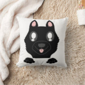 羊飼いの覗き見たドイツの黒 クッション (ブランケット)