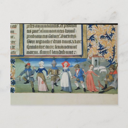 羊飼いの踊り ポストカード (正面)