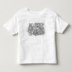 「羊飼いのKalendarからのイラストレーション トドラーTシャツ