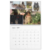 羊飼いのTervurenのベルギーのカレンダー カレンダー (3月 2027)