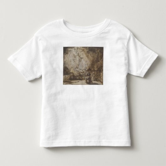 羊飼いへの告知 トドラーTシャツ (正面)