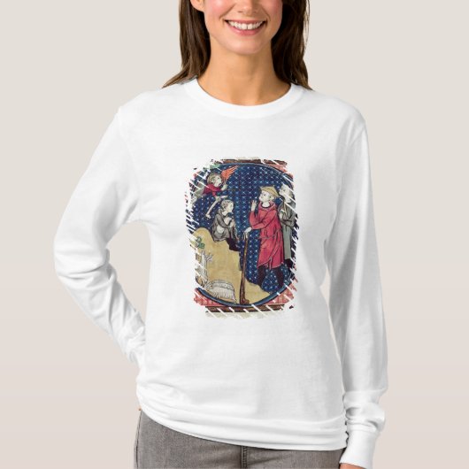 羊飼いへの告知 Tシャツ (正面)