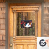 羊飼いへの崇拝 ウィンドウサイン (ホームデコレーション)