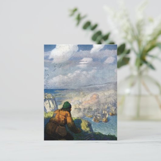 羊飼いアルマダスの戦いを見守る ポストカード (スタンド正面)