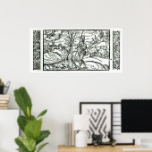 羊飼いカレンダーの1月 ポスター (ホームオフィス)