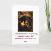 羊飼いカードの崇拝 シーズンカード (裏面)