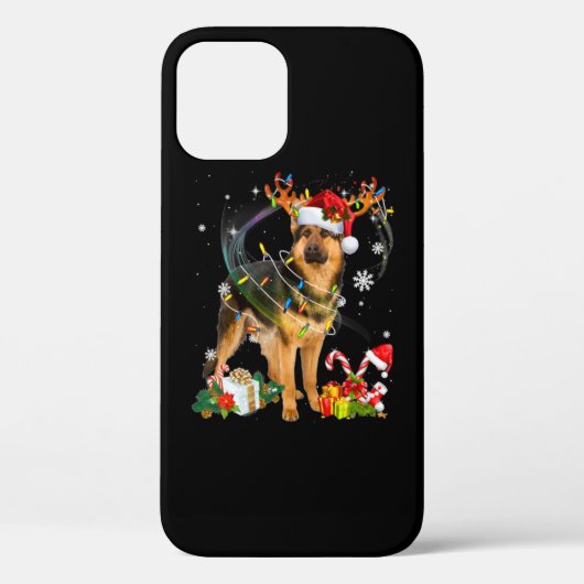 羊飼いクリスマスドッグ Case-Mate iPhoneケース (裏面)