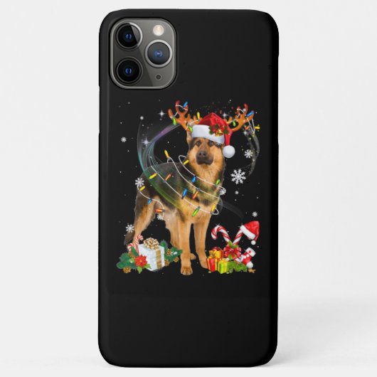 羊飼いクリスマスドッグ Case-Mate iPhoneケース (裏面)