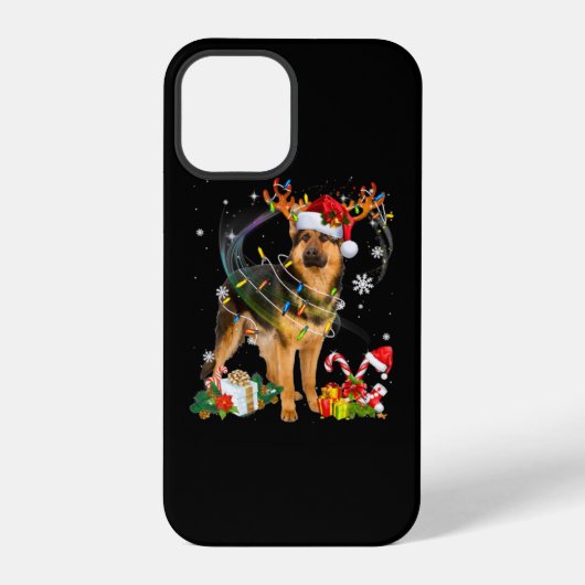 羊飼いクリスマスドッグ iPhoneケース (裏面)