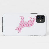 羊飼いピンクのがんリボン Case-Mate iPhoneケース (裏面(横))