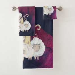 羊飼い天使と2ラブス・パストラル バスタオルセット